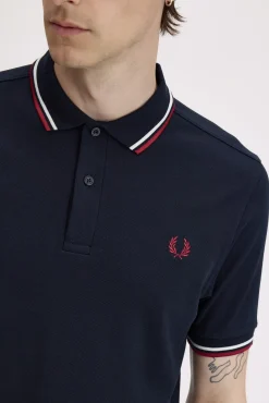 Polo con dos tonos Fred Perry