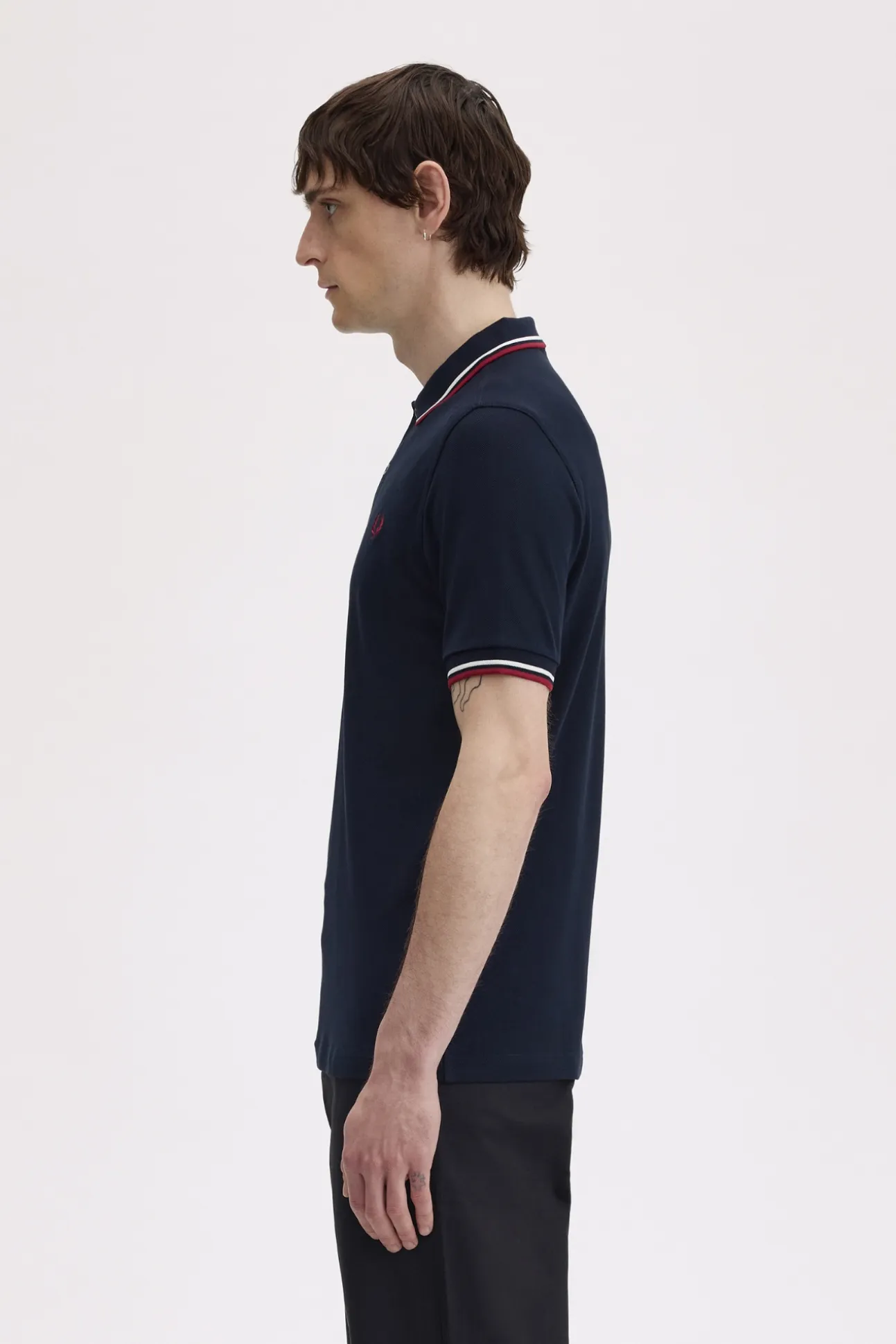 Polo con dos tonos Fred Perry
