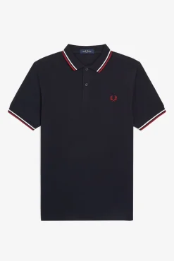 Polo con dos tonos Fred Perry