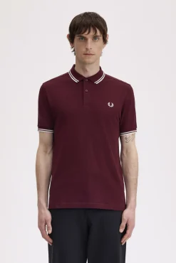 Polo con dos tonos Fred Perry