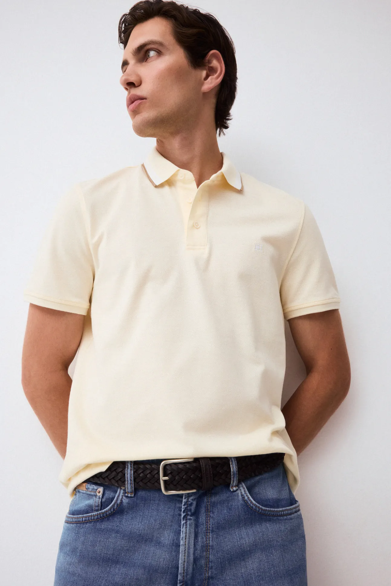 Polo cuello fantasía