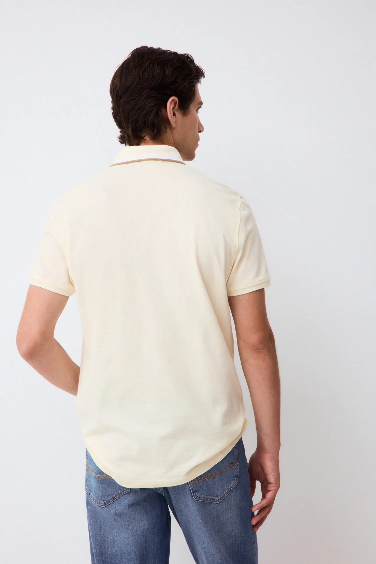 Polo cuello fantasía