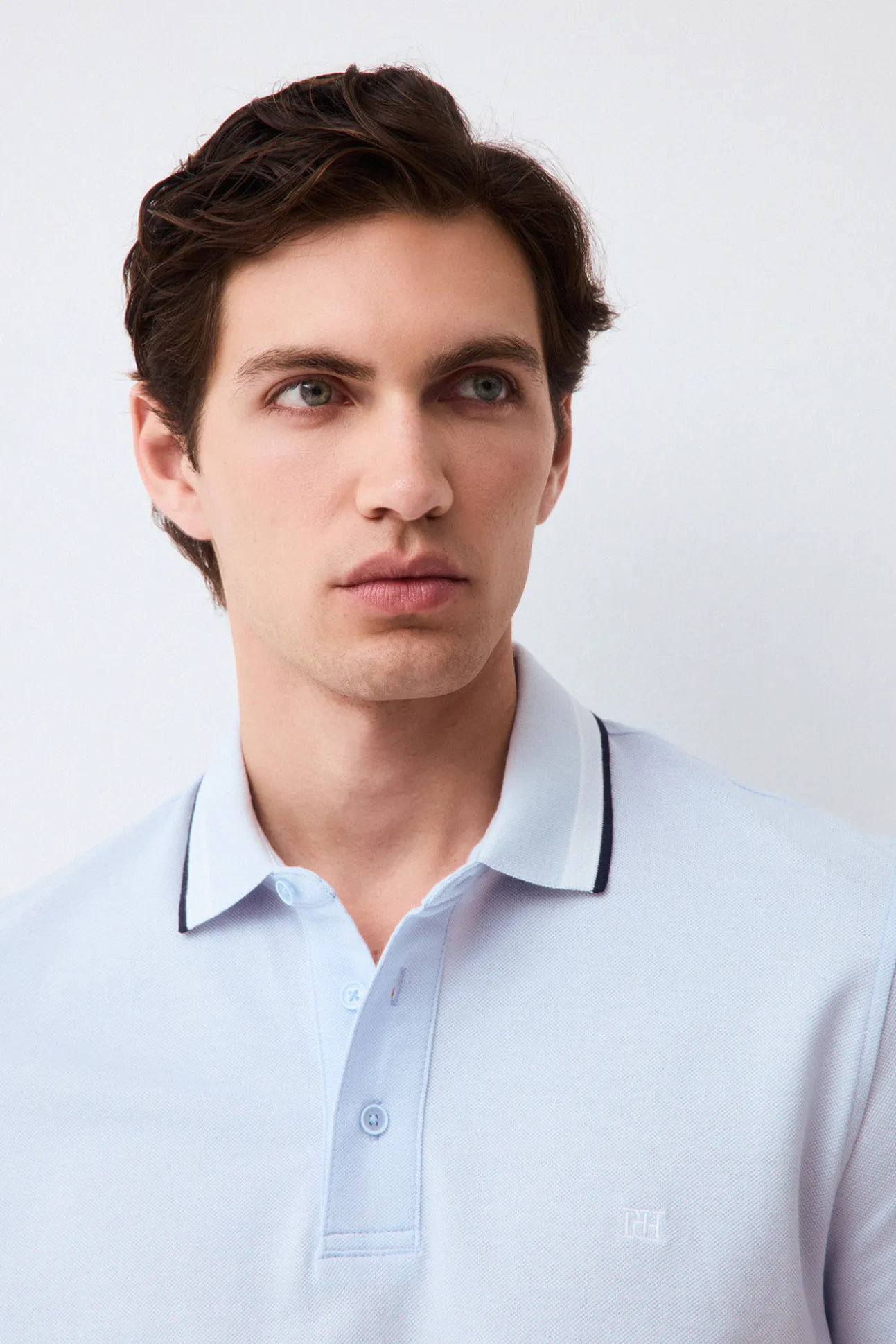 Polo cuello fantasía