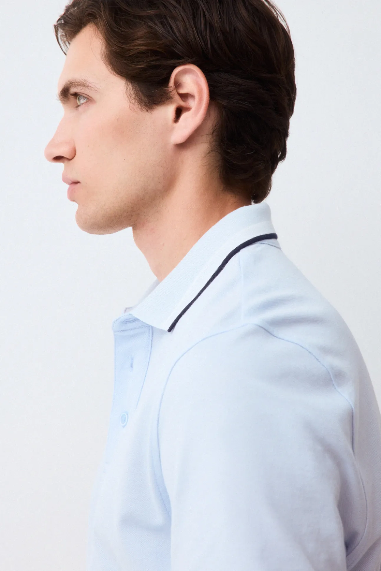 Polo cuello fantasía