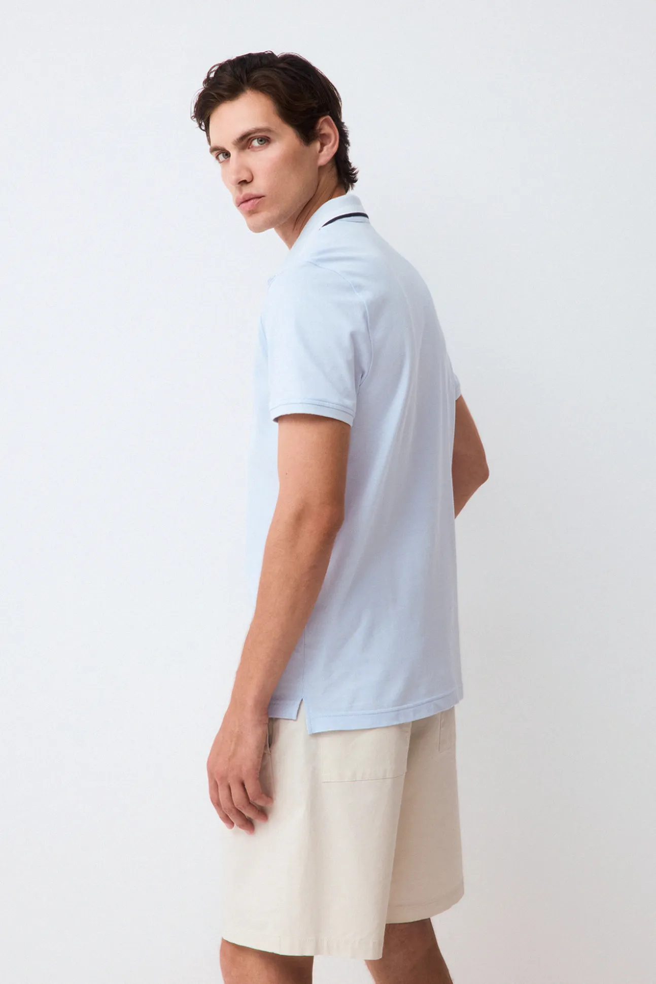 Polo cuello fantasía