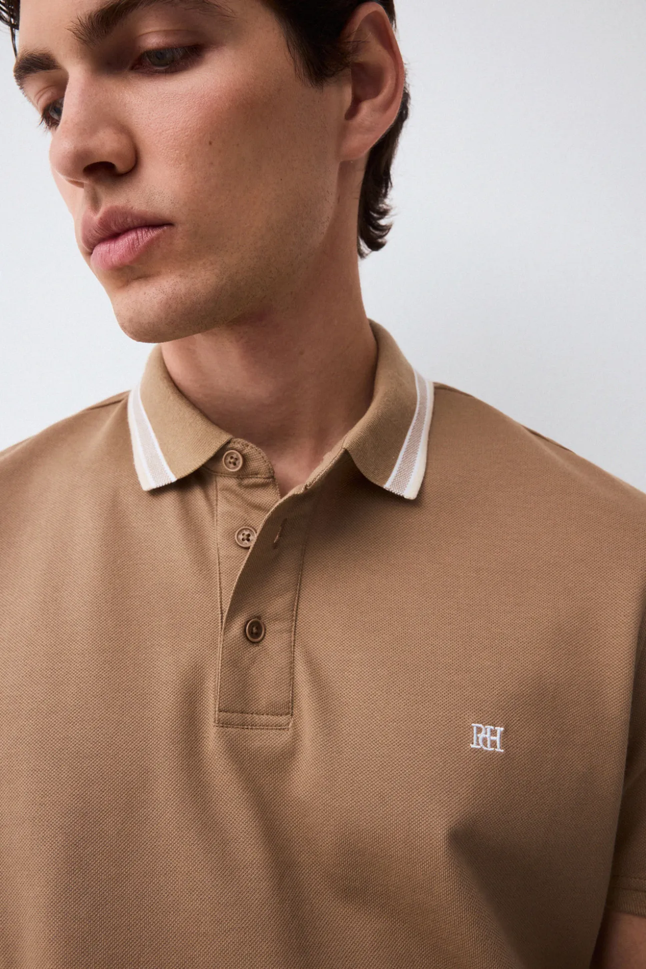 Polo cuello fantasía