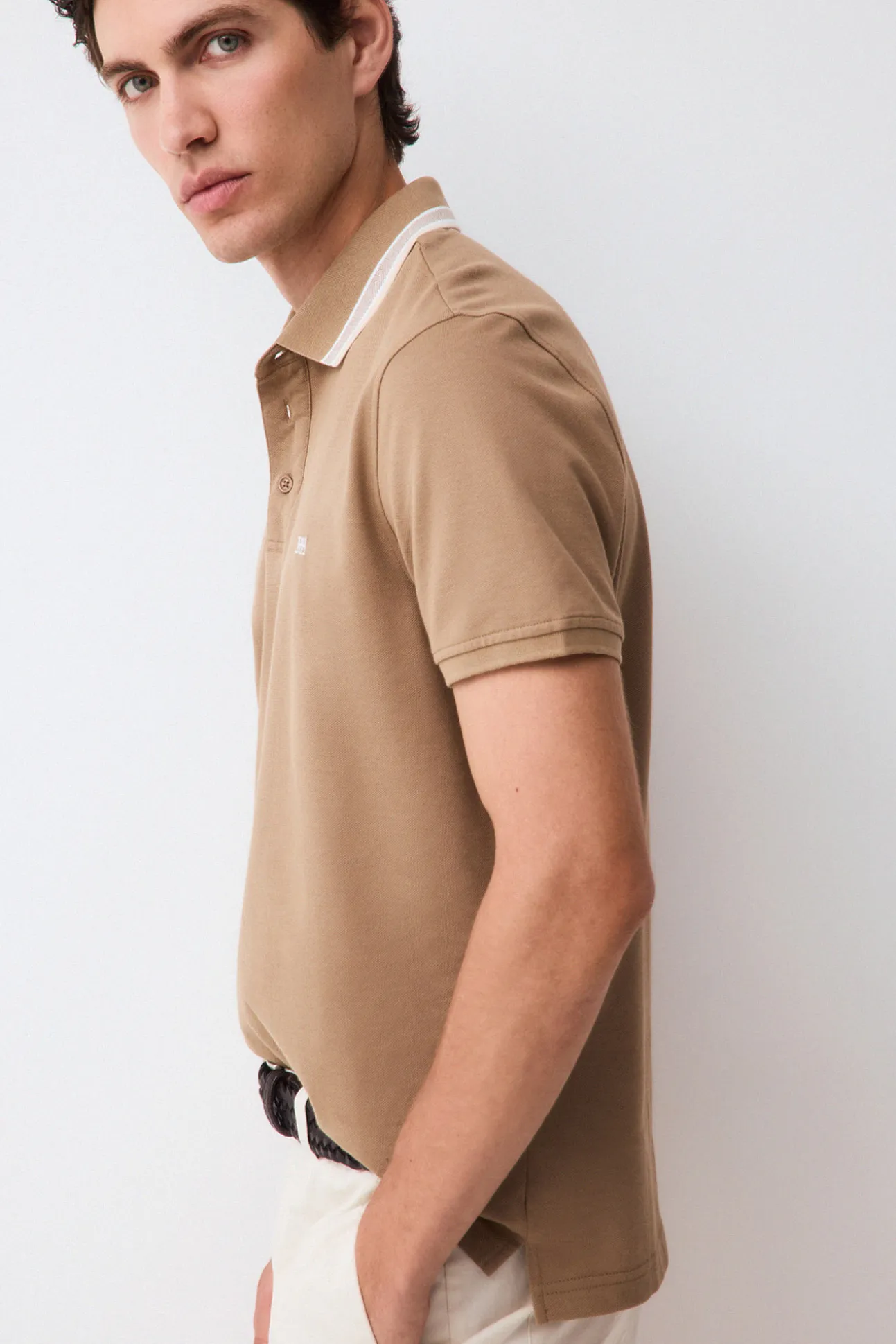 Polo cuello fantasía