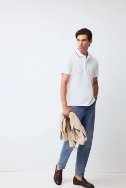 Polo cuello fantasía