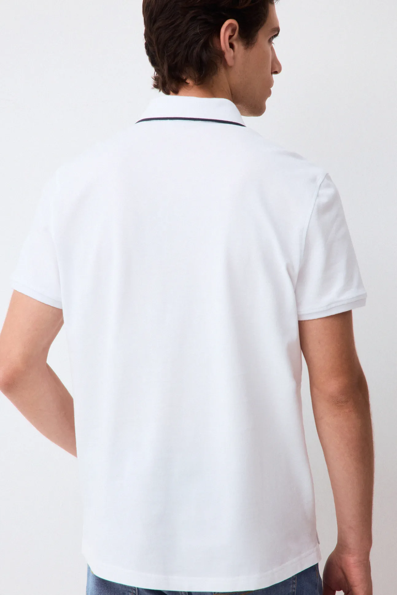 Polo cuello fantasía