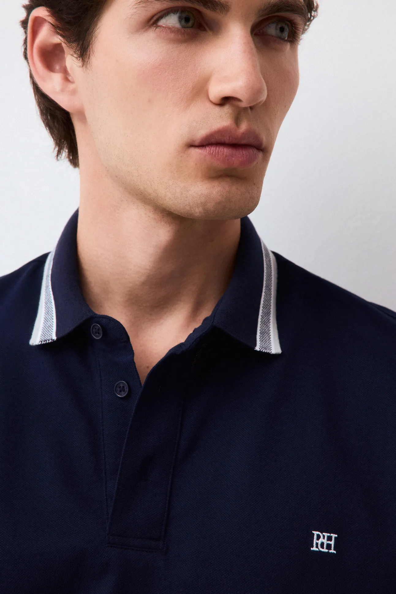Polo cuello fantasía