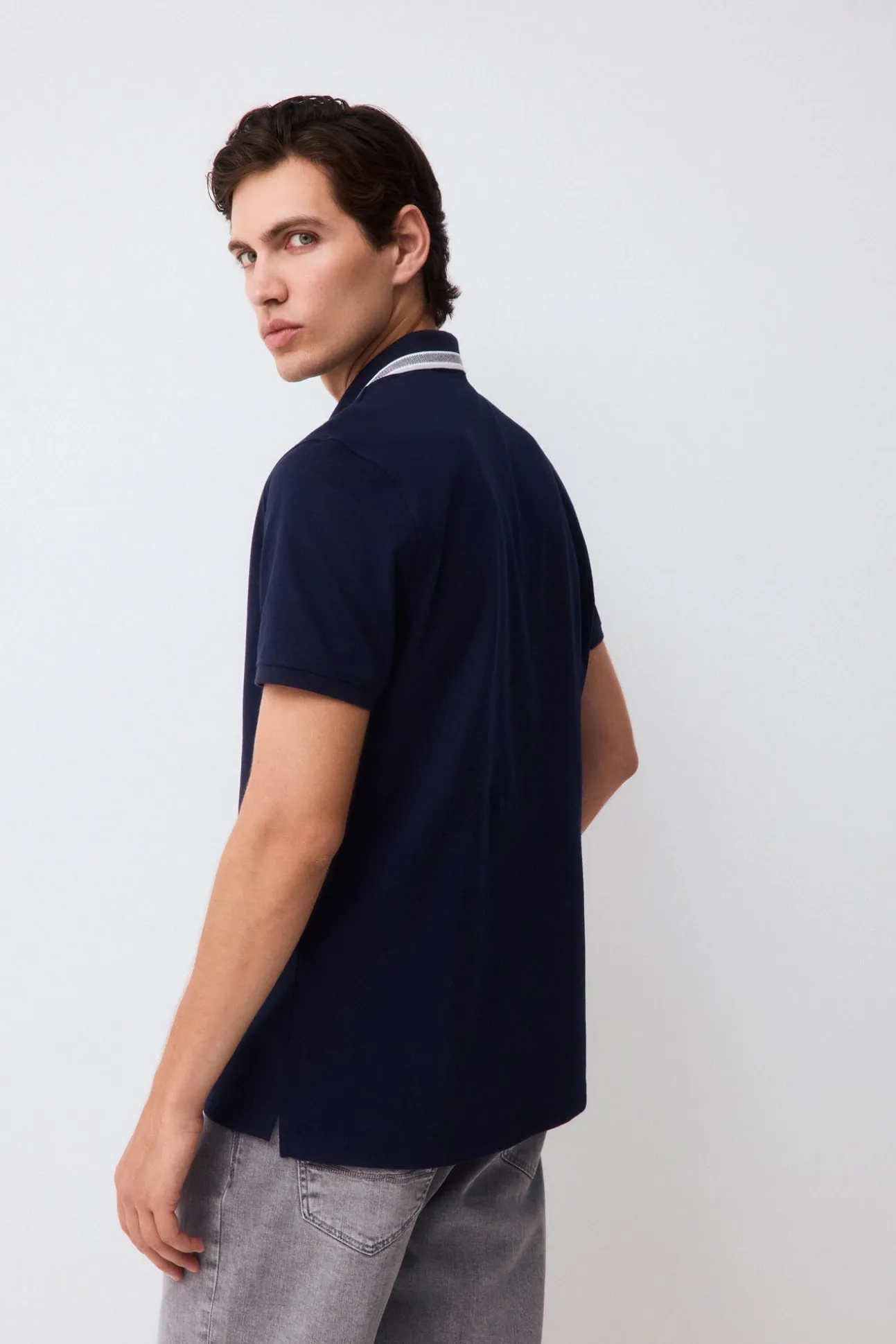 Polo cuello fantasía
