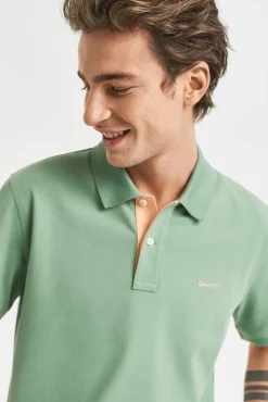 Polo de piqué en contraste