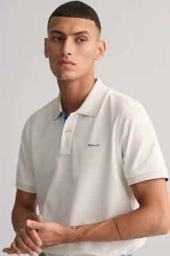 Polo de piqué en contraste