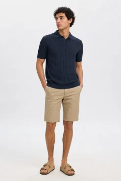 Polo de punto canalé
