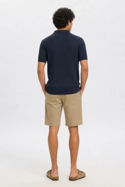 Polo de punto canalé