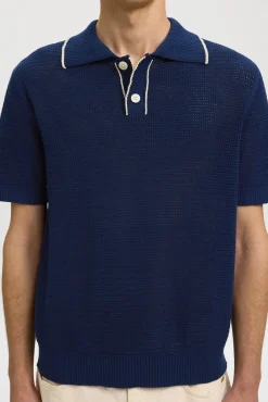 Polo de punto manga corta