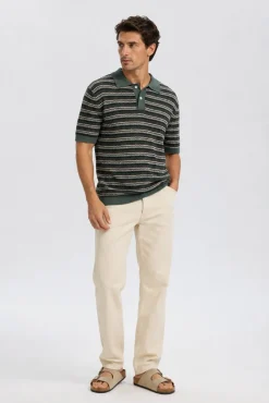Polo de punto rayas