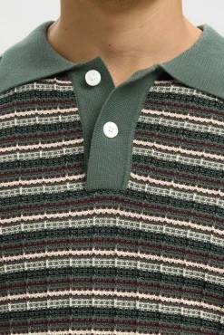 Polo de punto rayas
