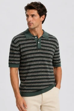 Polo de punto rayas