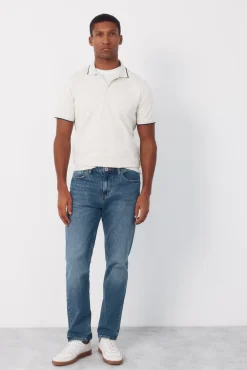 Polo estructura cuello fantasía