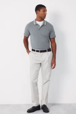 Polo estructura cuello fantasía