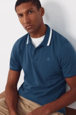 Polo estructura cuello fantasía