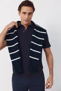 Polo liso bolsillo