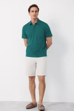 Polo liso bolsillo