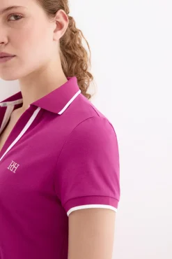 Polo manga corta cuello pico