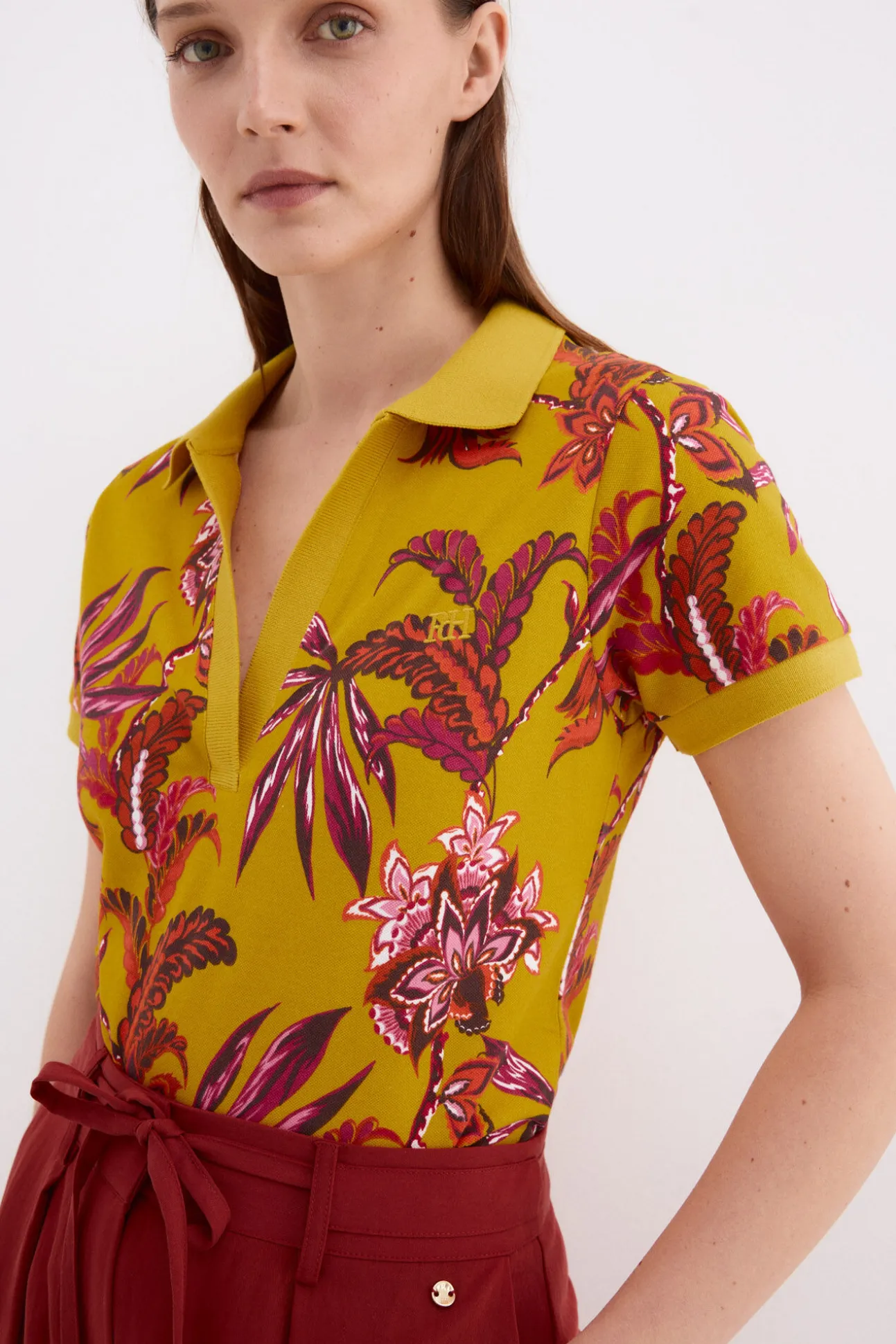 Polo manga corta estampado