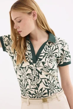 Polo manga corta estampado