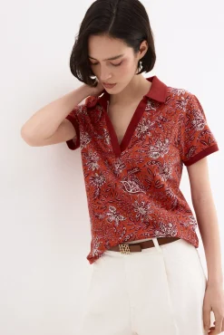 Polo manga corta estampado