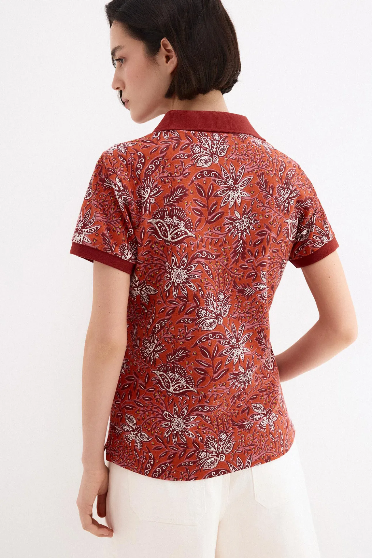 Polo manga corta estampado
