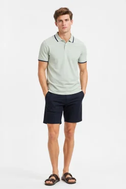 Polo manga corta piqué