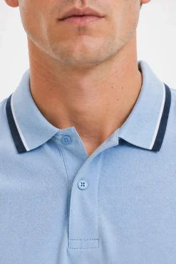 Polo manga corta piqué