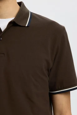 Polo manga corta piqué