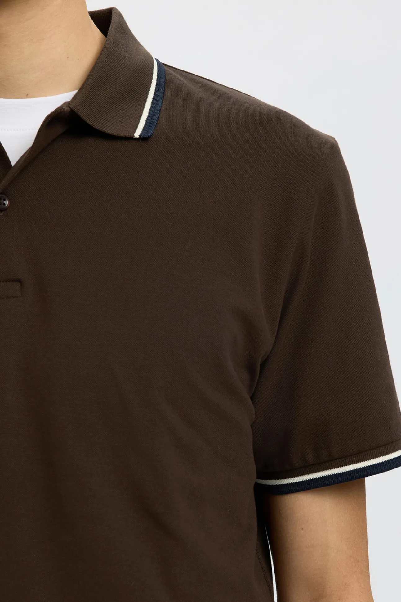 Polo manga corta piqué