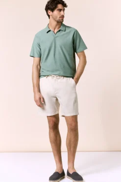 Polo piqué cuello en V