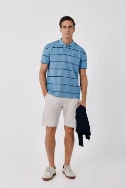 Polo piqué de rayas