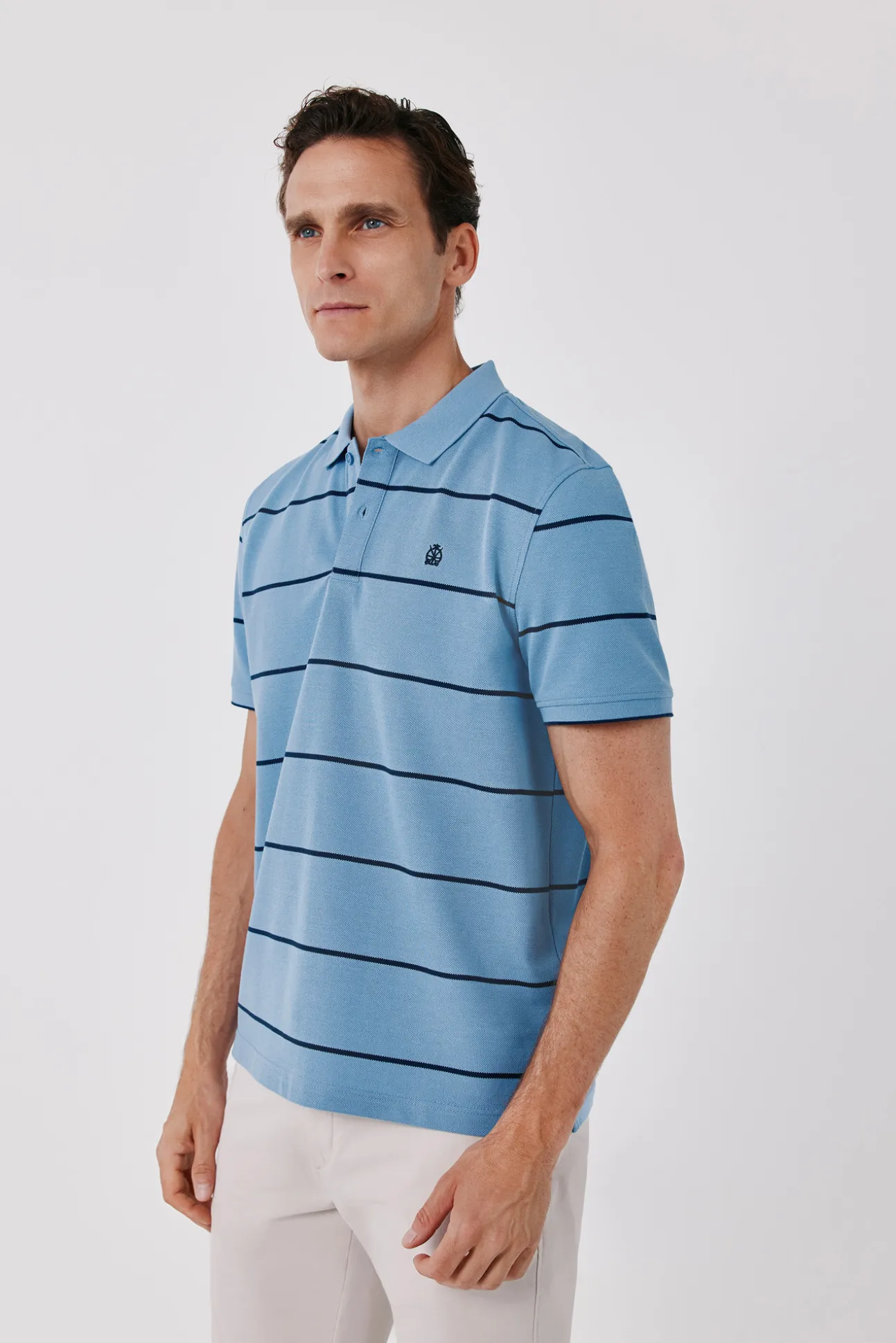 Polo piqué de rayas