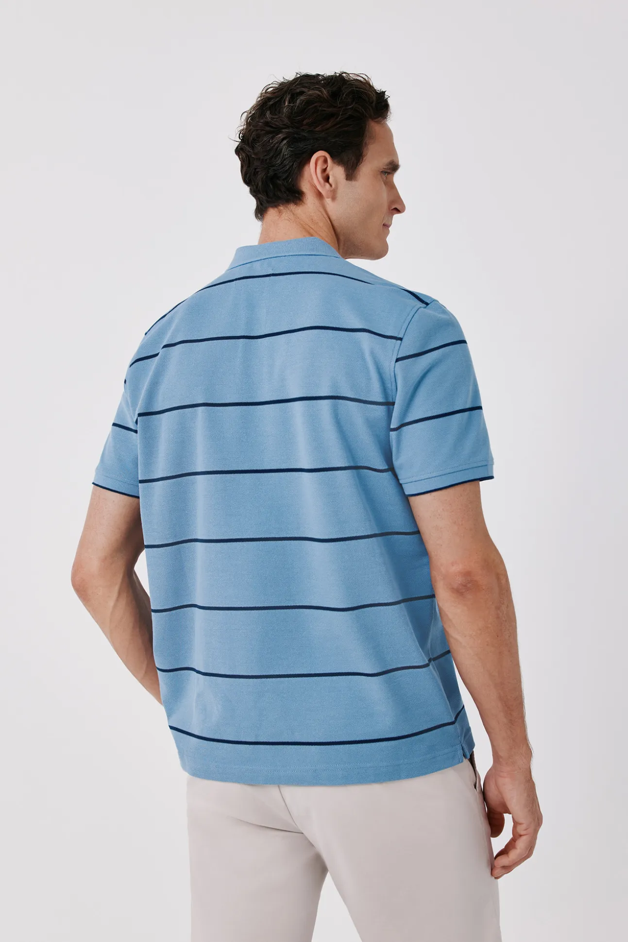 Polo piqué de rayas