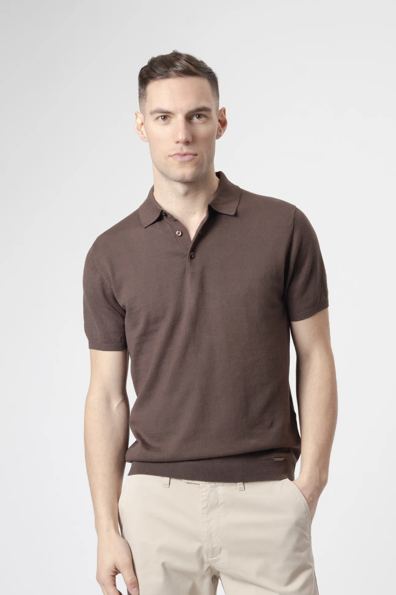 Polo punto algodón