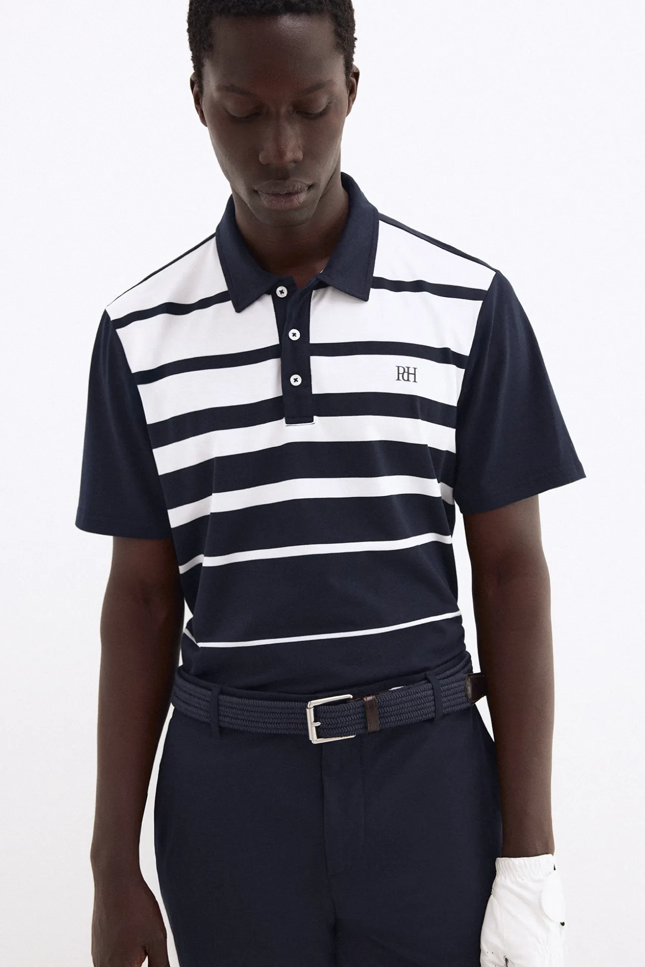 Polo rayas golf