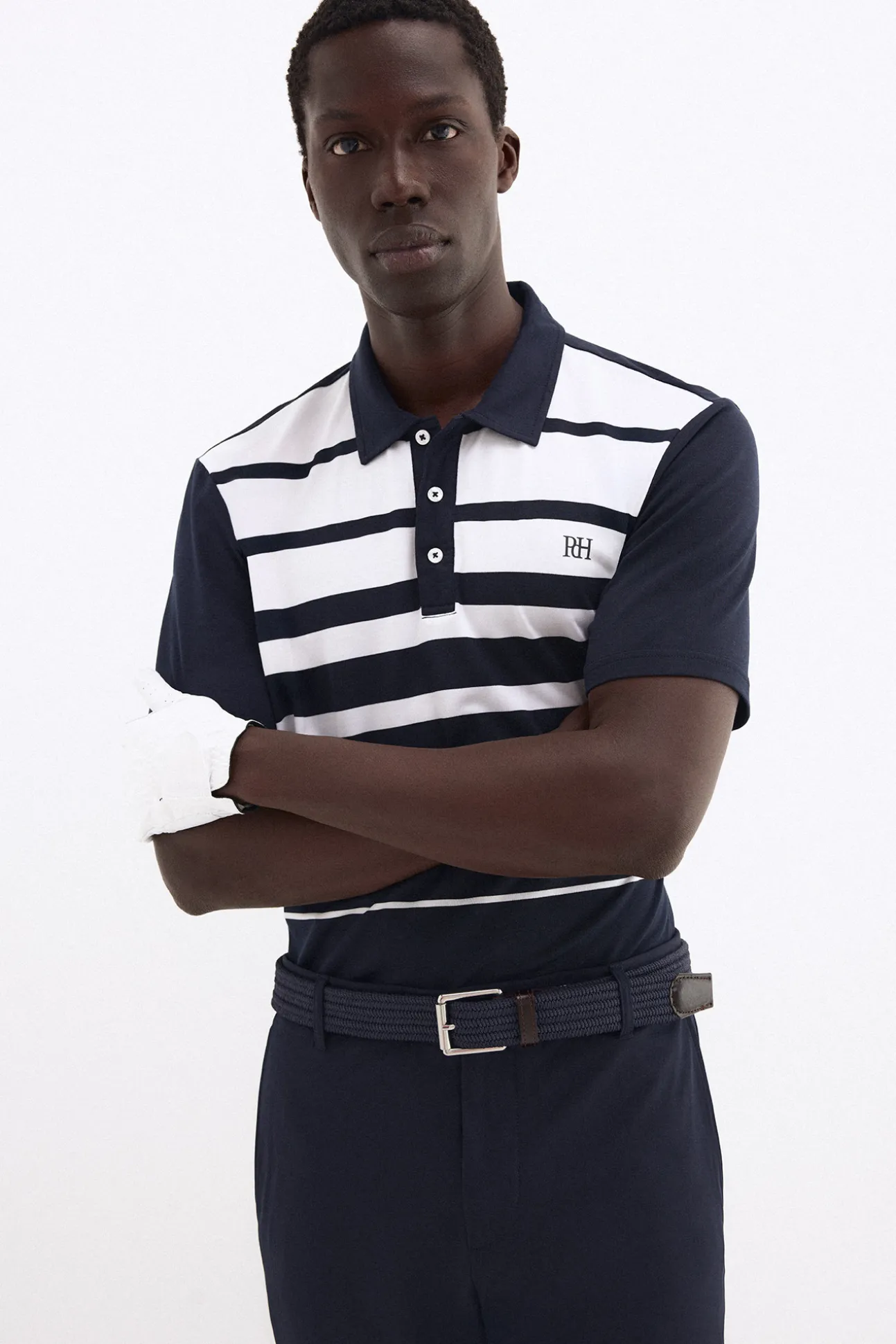 Polo rayas golf