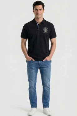 Polo semibordado United