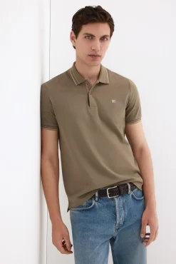 Polo tips jacquard
