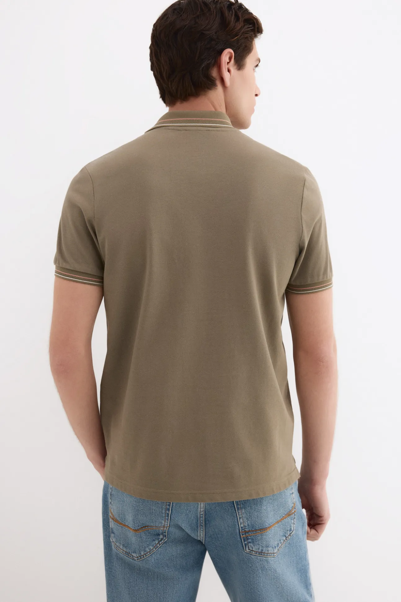 Polo tips jacquard