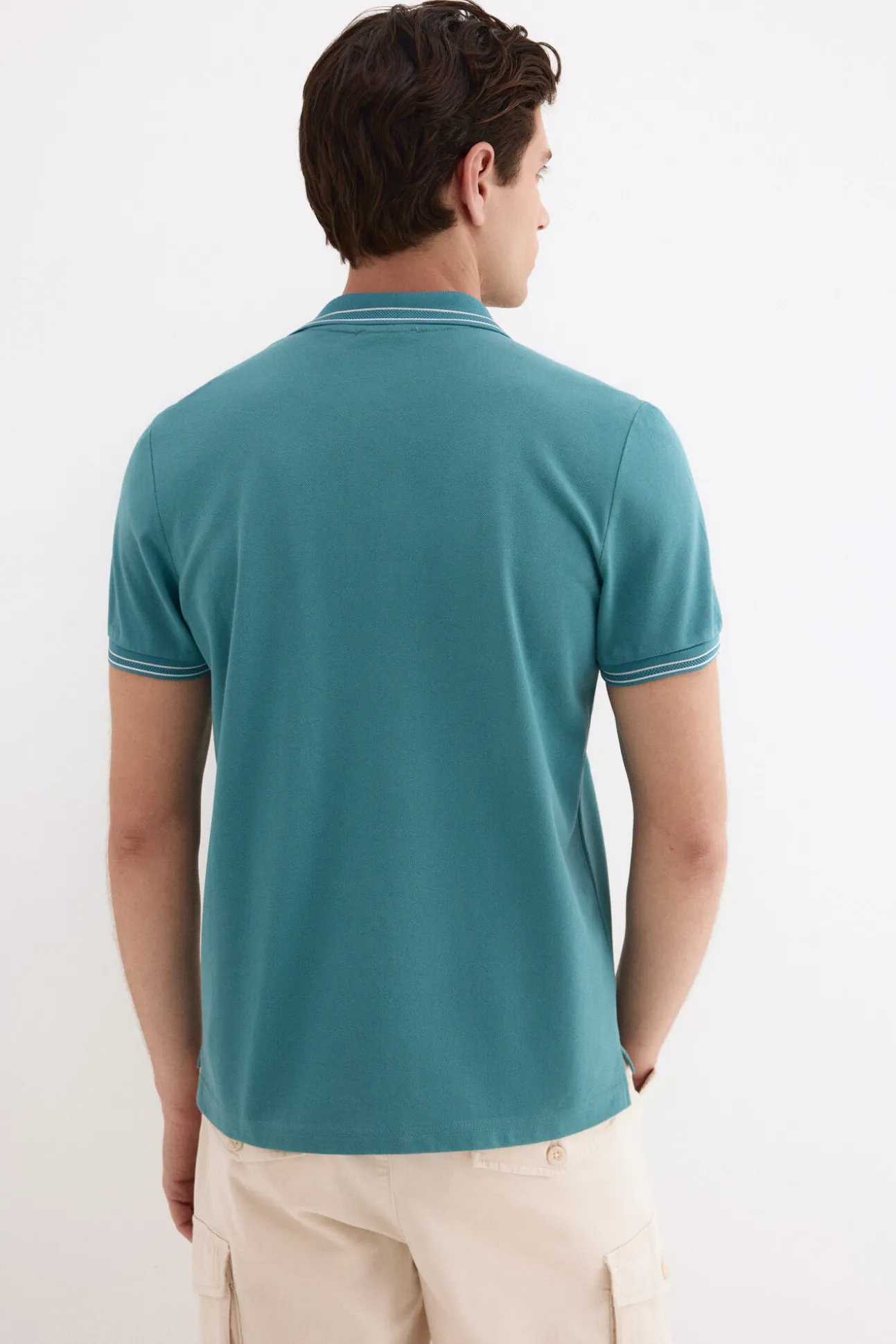 Polo tips jacquard