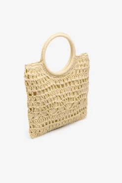 Pouch rafia trenzada