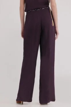 Prisca. Pantalón bordado